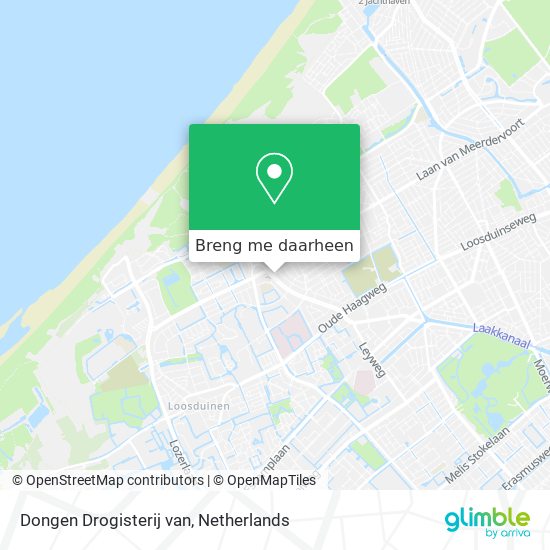 Dongen Drogisterij van kaart