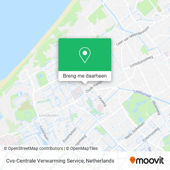 Cvs-Centrale Verwarming Service kaart