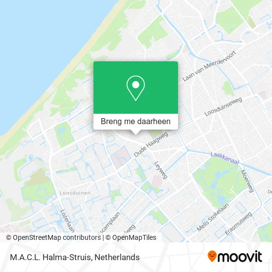 M.A.C.L. Halma-Struis kaart