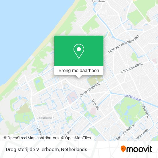 Drogisterij de Vlierboom kaart