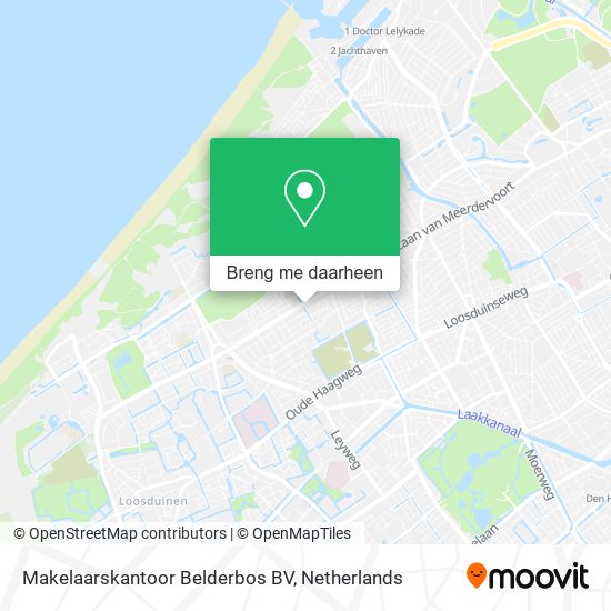 Makelaarskantoor Belderbos BV kaart