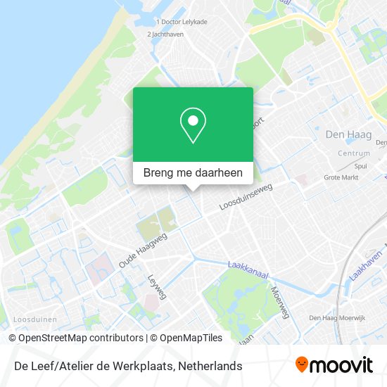 De Leef/Atelier de Werkplaats kaart