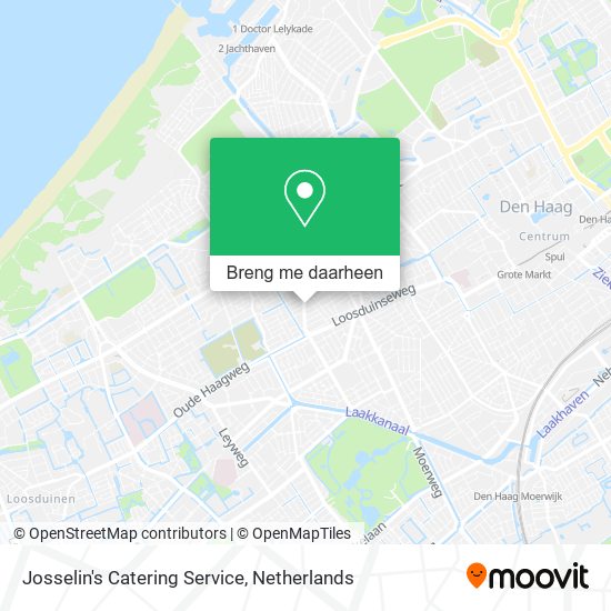Josselin's Catering Service kaart