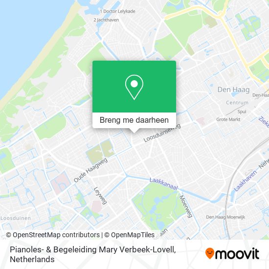 Pianoles- & Begeleiding Mary Verbeek-Lovell kaart