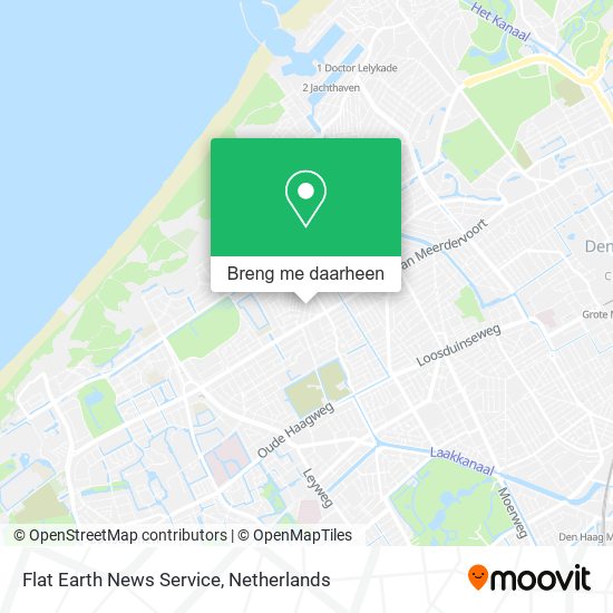 Flat Earth News Service kaart