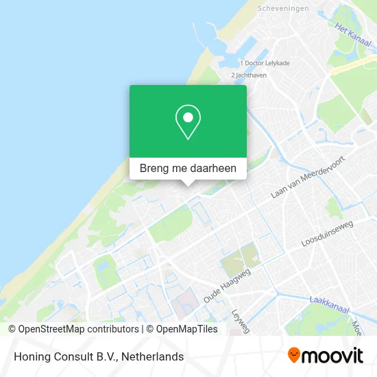 Honing Consult B.V. kaart