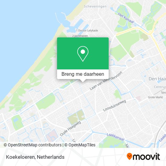 Koekeloeren kaart