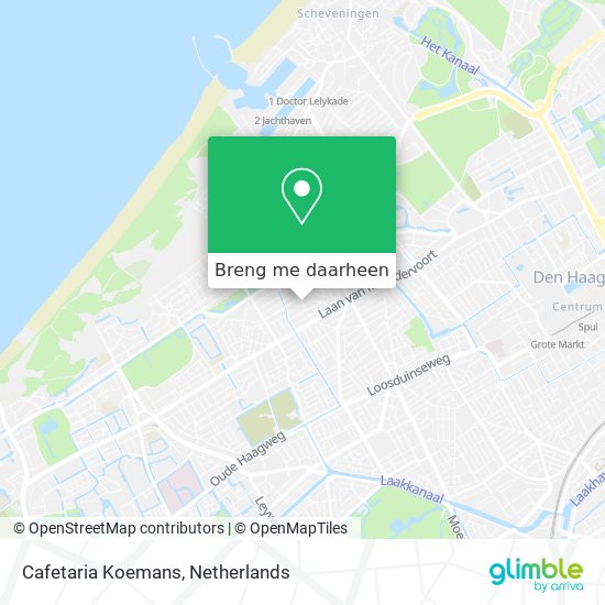 Cafetaria Koemans kaart