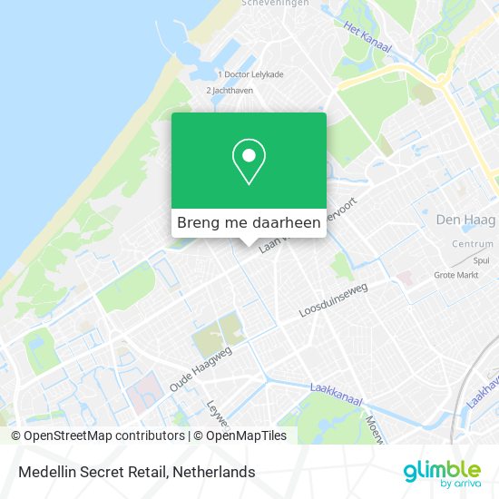 Medellin Secret Retail kaart