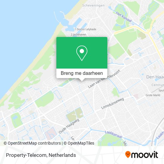 Property-Telecom kaart