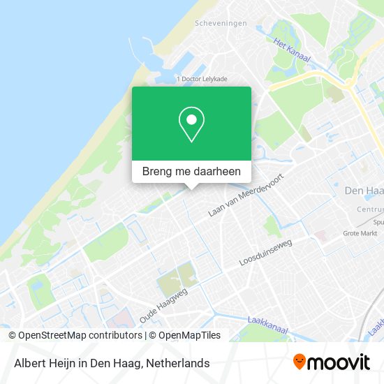 Albert Heijn in Den Haag kaart