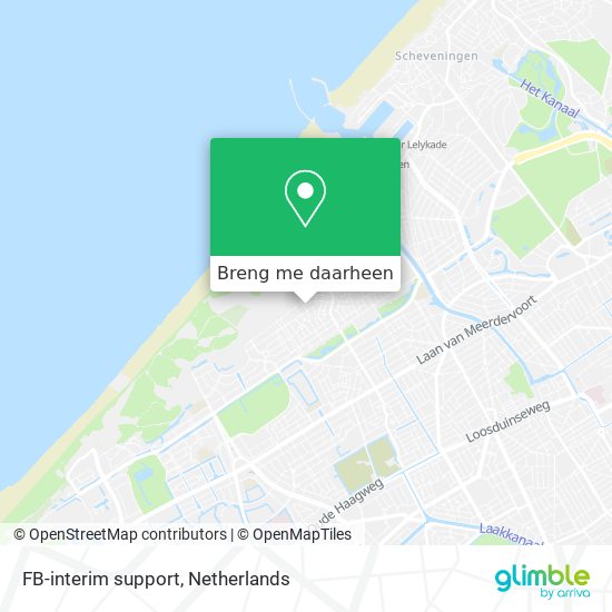 FB-interim support kaart