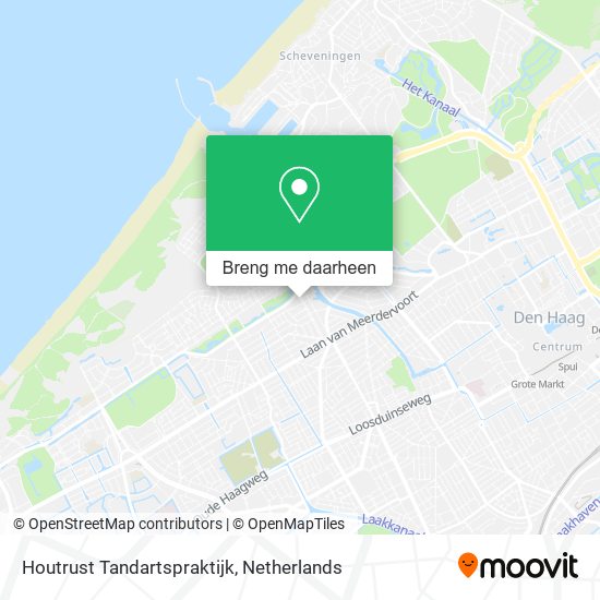 Houtrust Tandartspraktijk kaart