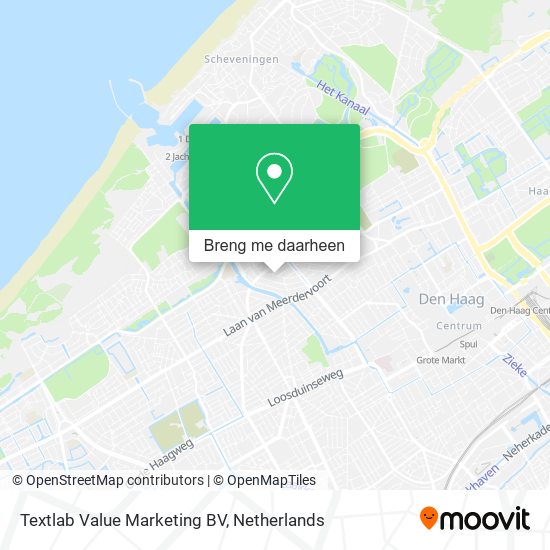 Textlab Value Marketing BV kaart