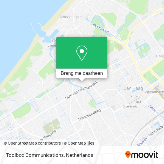 Toolbox Communications kaart