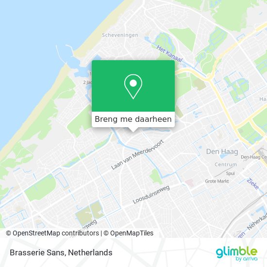 Brasserie Sans kaart