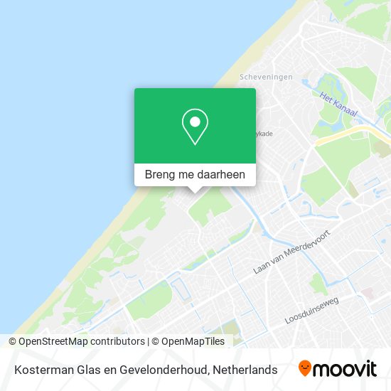 Kosterman Glas en Gevelonderhoud kaart