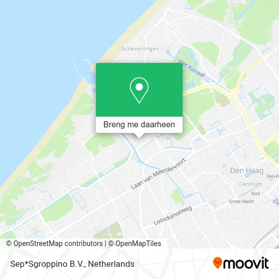 Sep*Sgroppino B.V. kaart