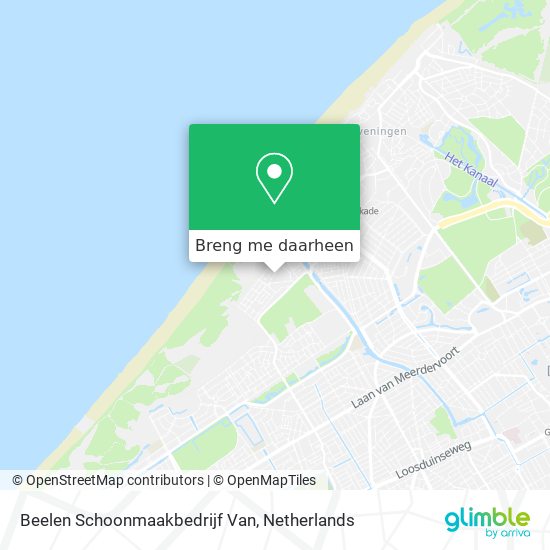 Beelen Schoonmaakbedrijf Van kaart