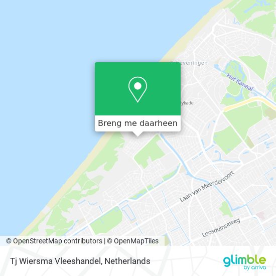 Tj Wiersma Vleeshandel kaart