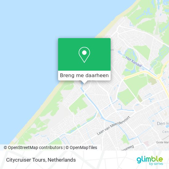 Citycruiser Tours kaart