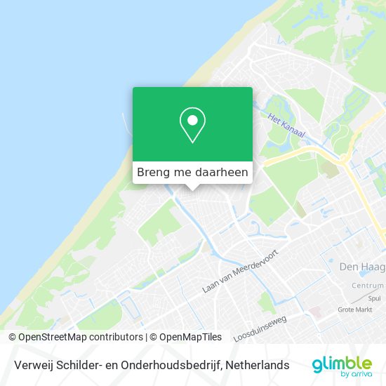 Verweij Schilder- en Onderhoudsbedrijf kaart