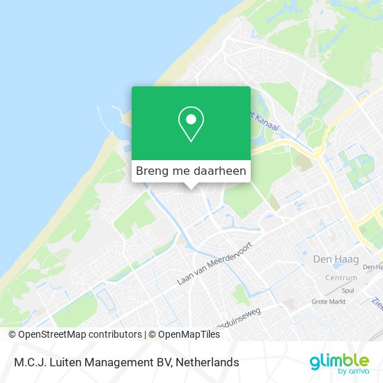 M.C.J. Luiten Management BV kaart