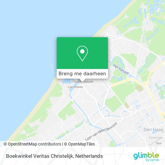 Boekwinkel Veritas Christelijk kaart