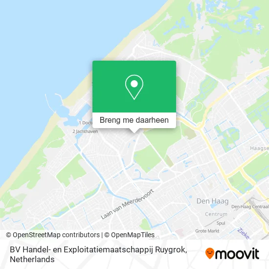 BV Handel- en Exploitatiemaatschappij Ruygrok kaart