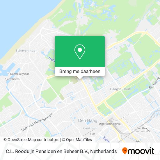 C.L. Rooduijn Pensioen en Beheer B.V. kaart