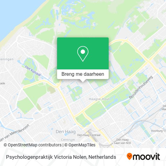 Psychologenpraktijk Victoria Nolen kaart