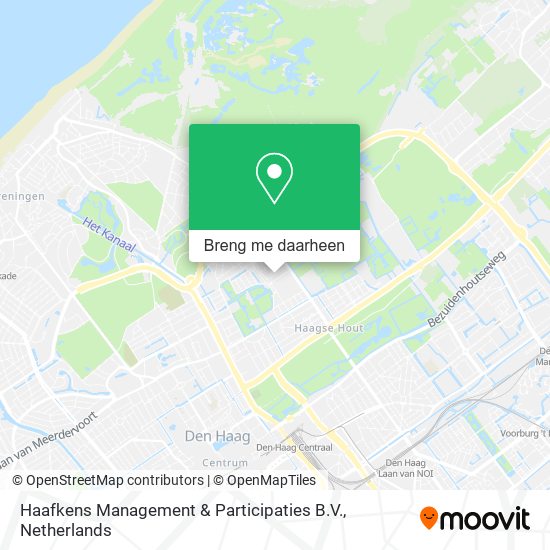 Haafkens Management & Participaties B.V. kaart