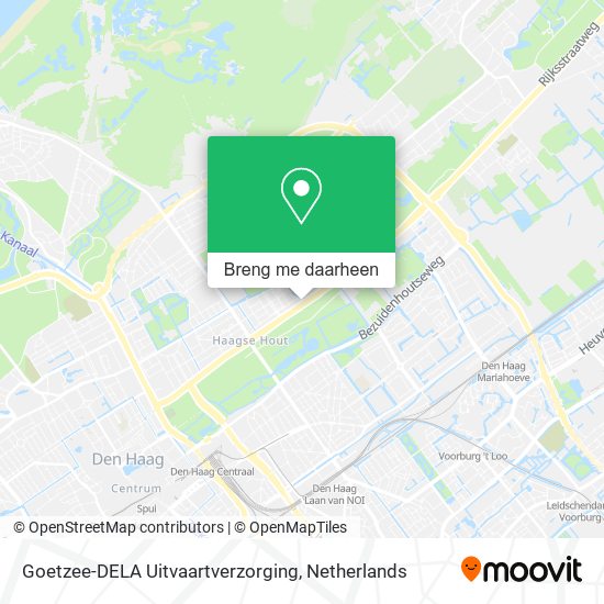 Goetzee-DELA Uitvaartverzorging kaart