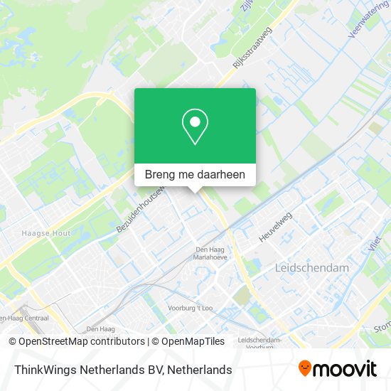ThinkWings Netherlands BV kaart