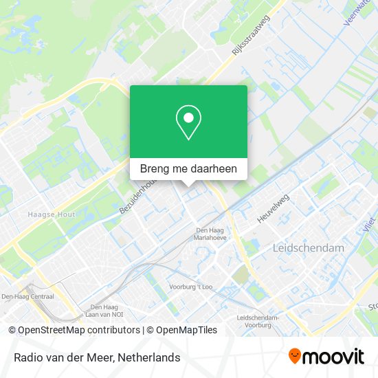 Radio van der Meer kaart