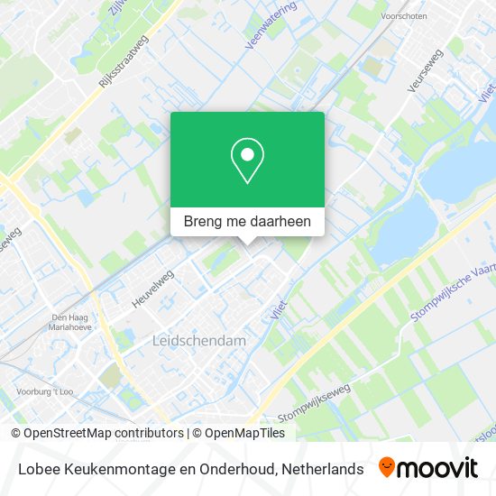 Lobee Keukenmontage en Onderhoud kaart