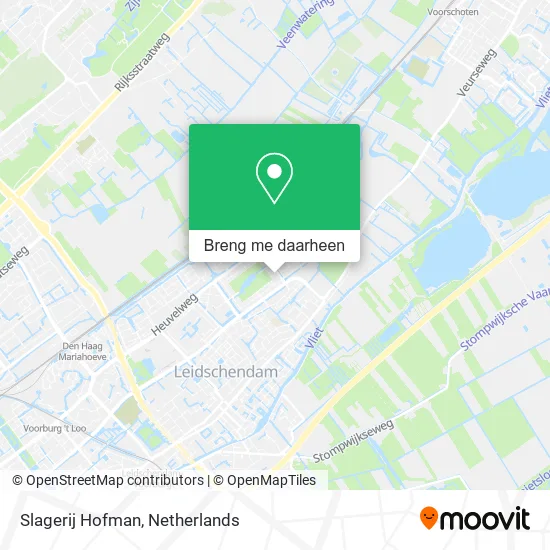 Slagerij Hofman kaart