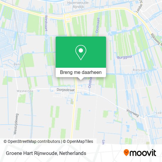 Groene Hart Rijnwoude kaart