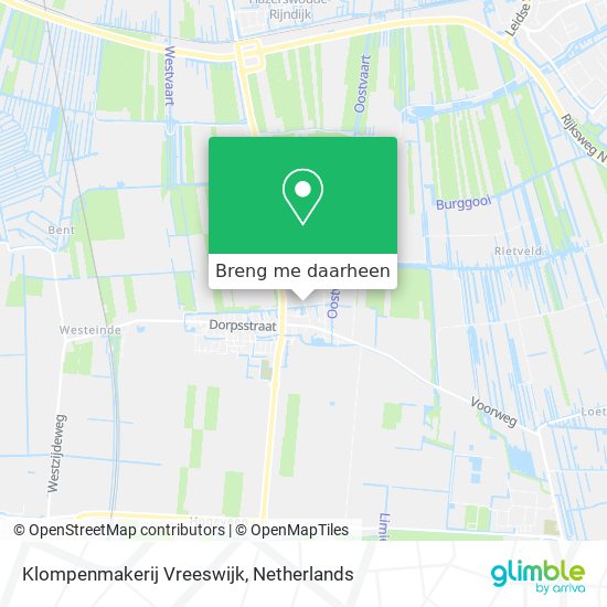 Klompenmakerij Vreeswijk kaart