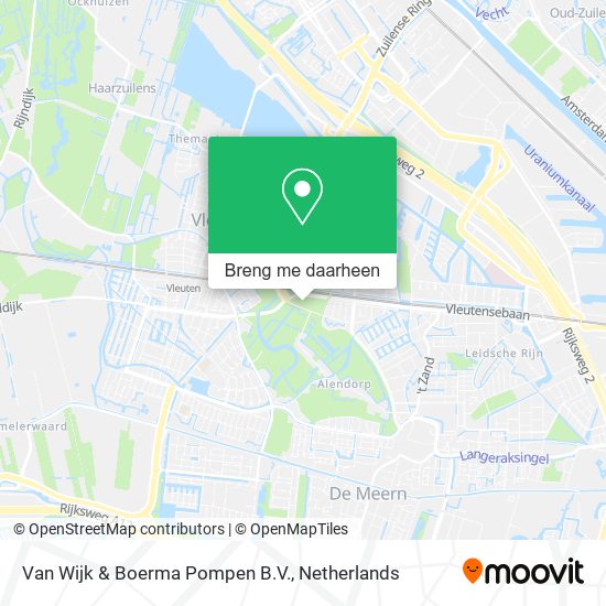 Van Wijk & Boerma Pompen B.V. kaart