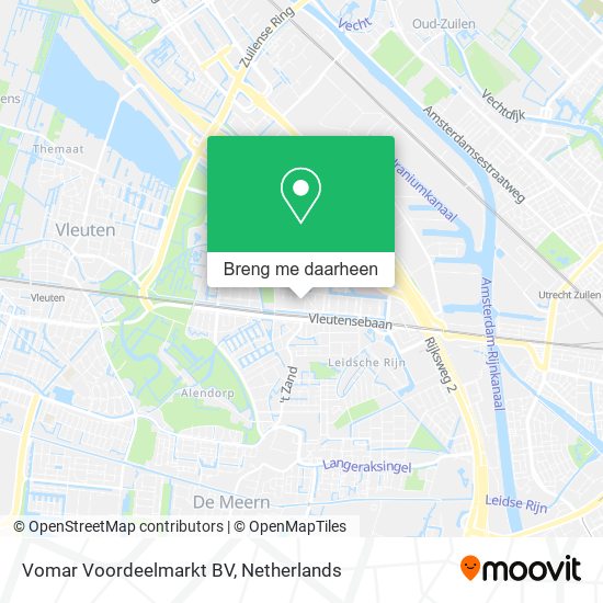 Vomar Voordeelmarkt BV kaart