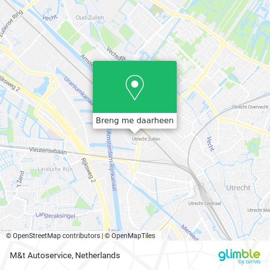 M&t Autoservice kaart