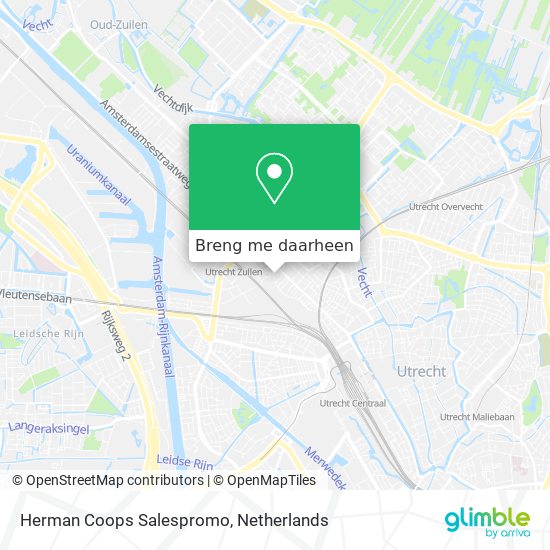 Herman Coops Salespromo kaart