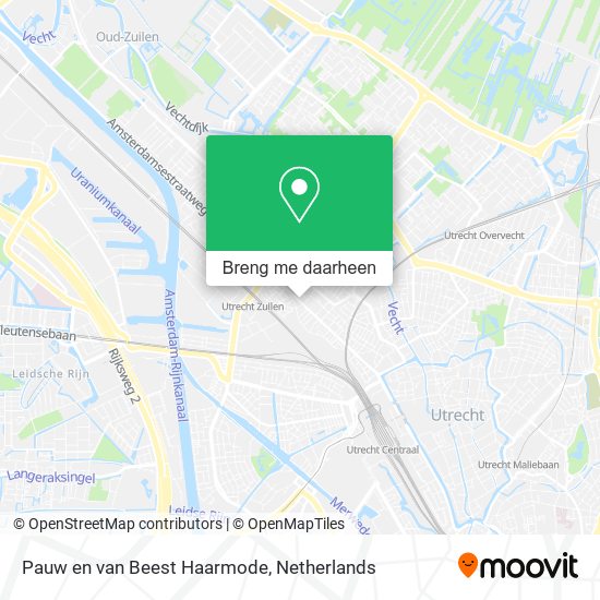 Pauw en van Beest Haarmode kaart