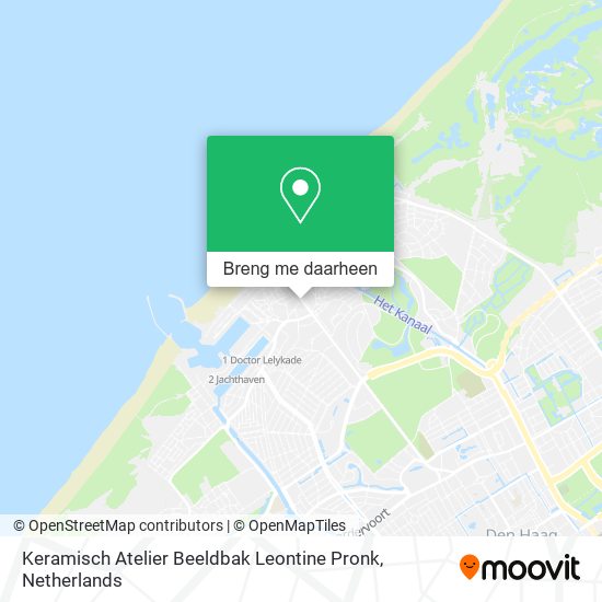 Keramisch Atelier Beeldbak Leontine Pronk kaart