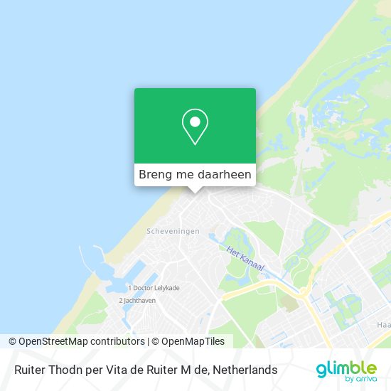 Ruiter Thodn per Vita de Ruiter M de kaart