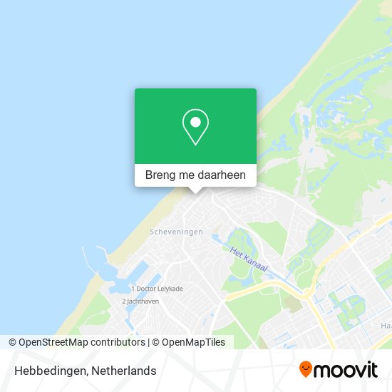 Hebbedingen kaart