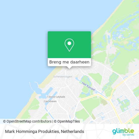 Mark Homminga Produkties kaart