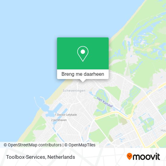 Toolbox-Services kaart