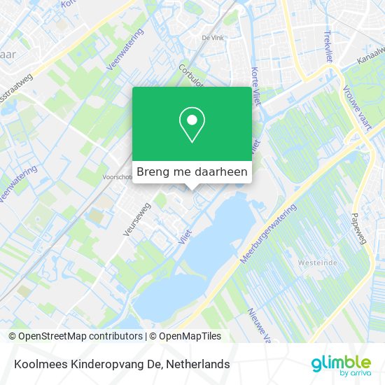 Koolmees Kinderopvang De kaart